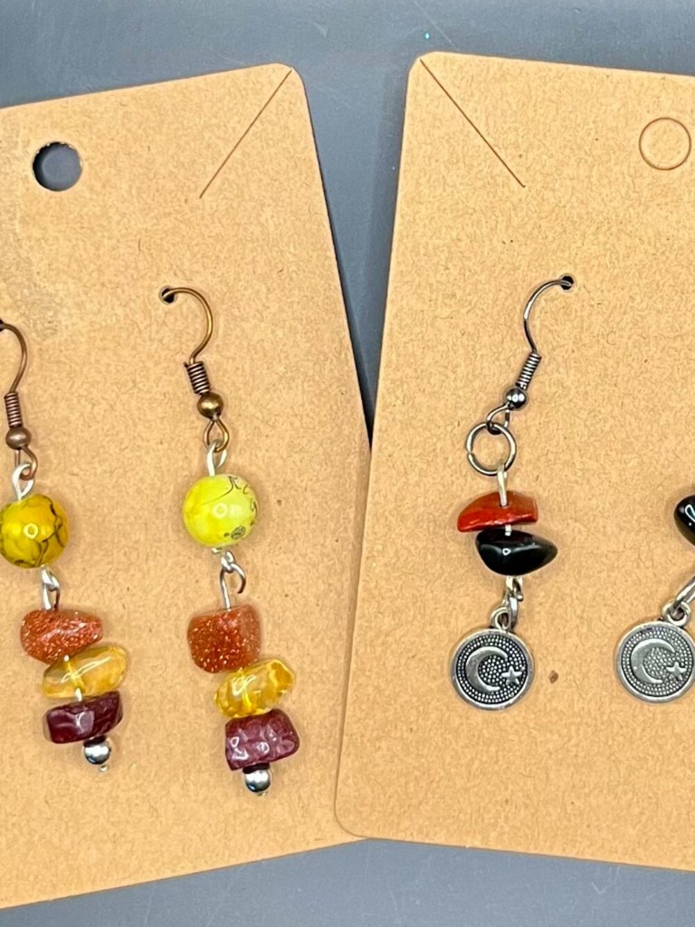 Crystal Earring Set #13 - Fire Matrix - Aries Leo Sagittarius